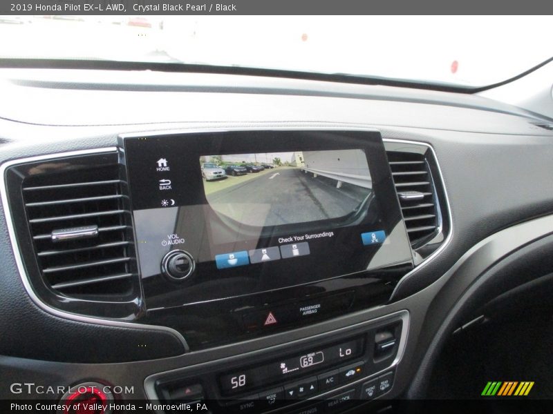 Crystal Black Pearl / Black 2019 Honda Pilot EX-L AWD