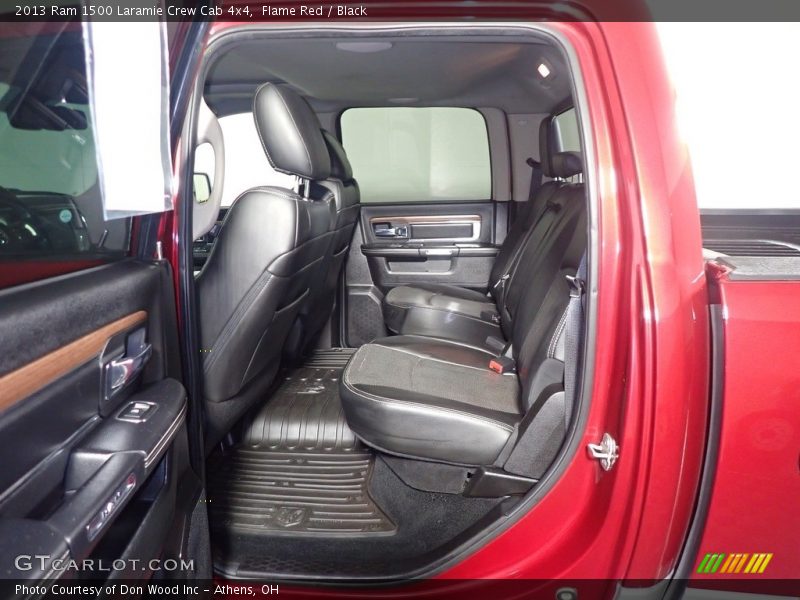 Flame Red / Black 2013 Ram 1500 Laramie Crew Cab 4x4