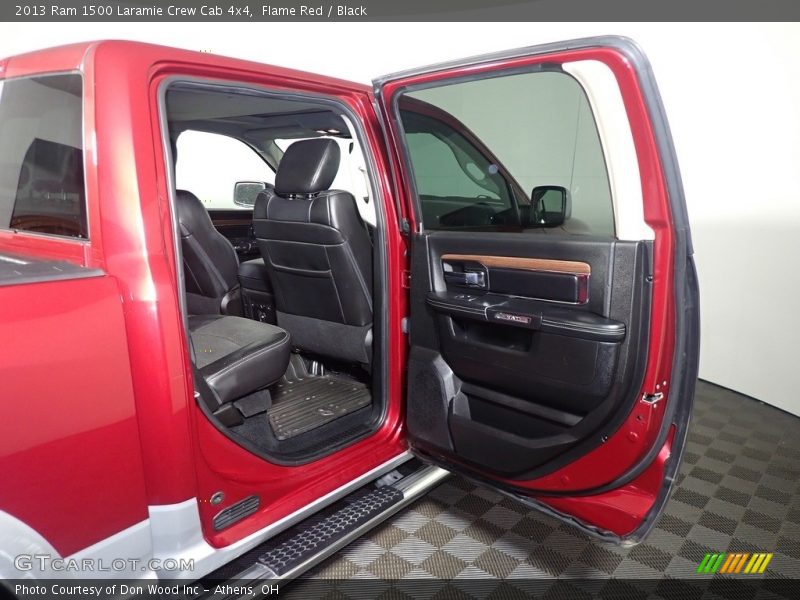 Flame Red / Black 2013 Ram 1500 Laramie Crew Cab 4x4