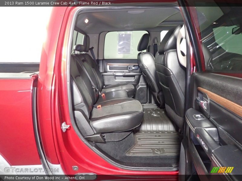 Flame Red / Black 2013 Ram 1500 Laramie Crew Cab 4x4