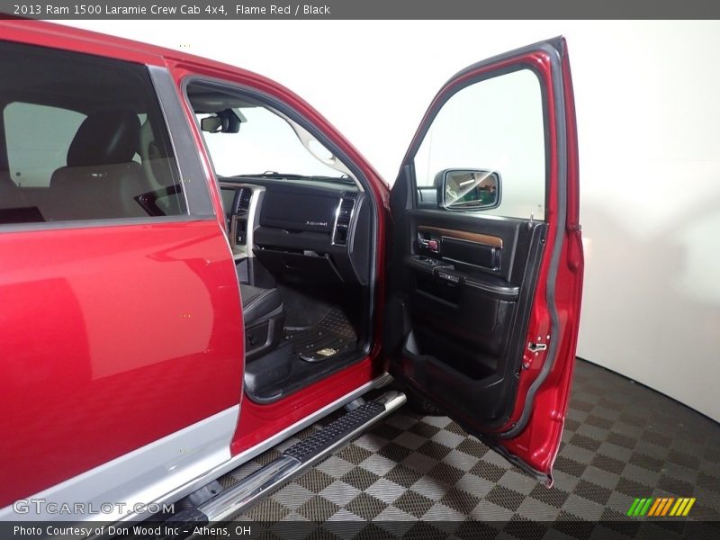 Flame Red / Black 2013 Ram 1500 Laramie Crew Cab 4x4