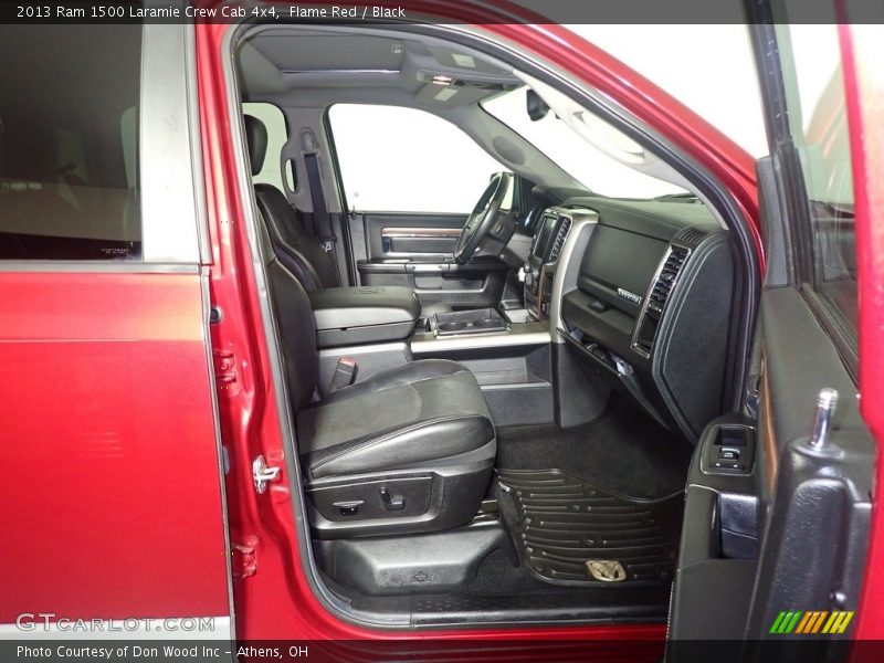 Flame Red / Black 2013 Ram 1500 Laramie Crew Cab 4x4
