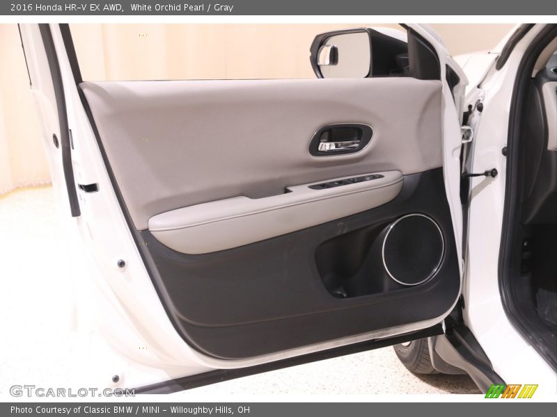 White Orchid Pearl / Gray 2016 Honda HR-V EX AWD