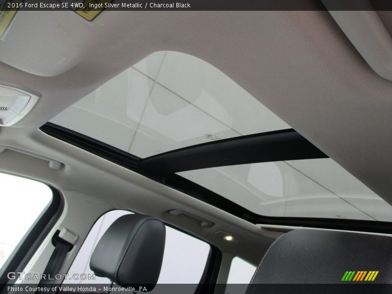 Ingot Silver Metallic / Charcoal Black 2016 Ford Escape SE 4WD