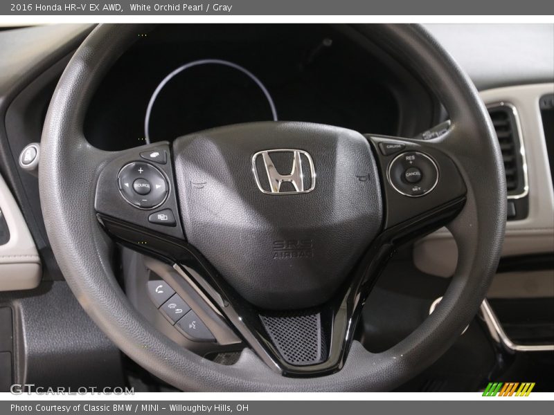 White Orchid Pearl / Gray 2016 Honda HR-V EX AWD