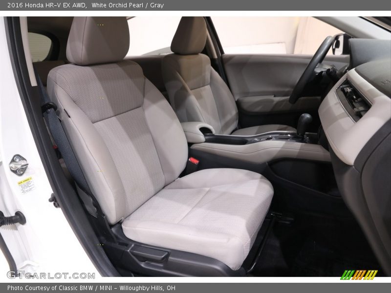 White Orchid Pearl / Gray 2016 Honda HR-V EX AWD