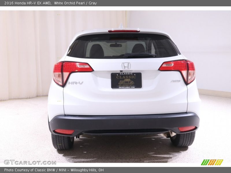 White Orchid Pearl / Gray 2016 Honda HR-V EX AWD