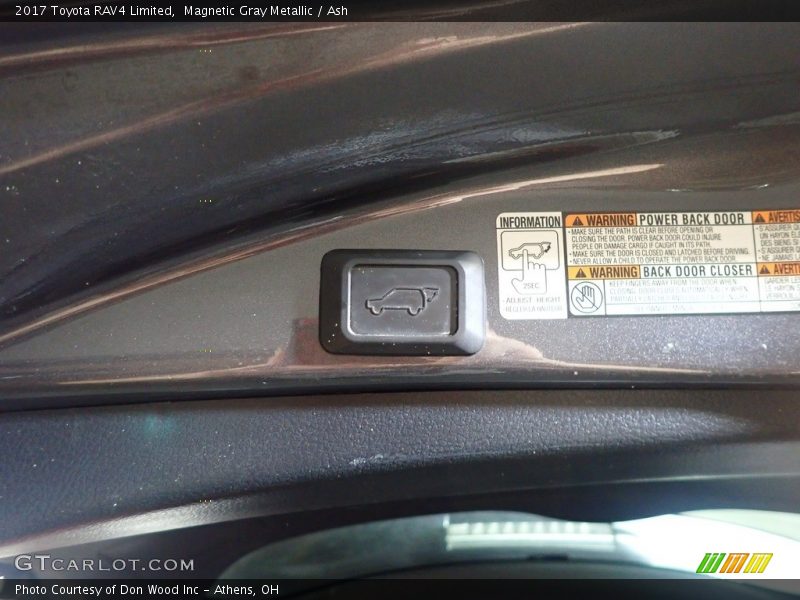 Magnetic Gray Metallic / Ash 2017 Toyota RAV4 Limited