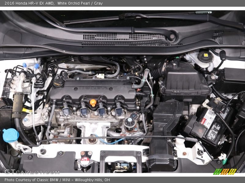 White Orchid Pearl / Gray 2016 Honda HR-V EX AWD