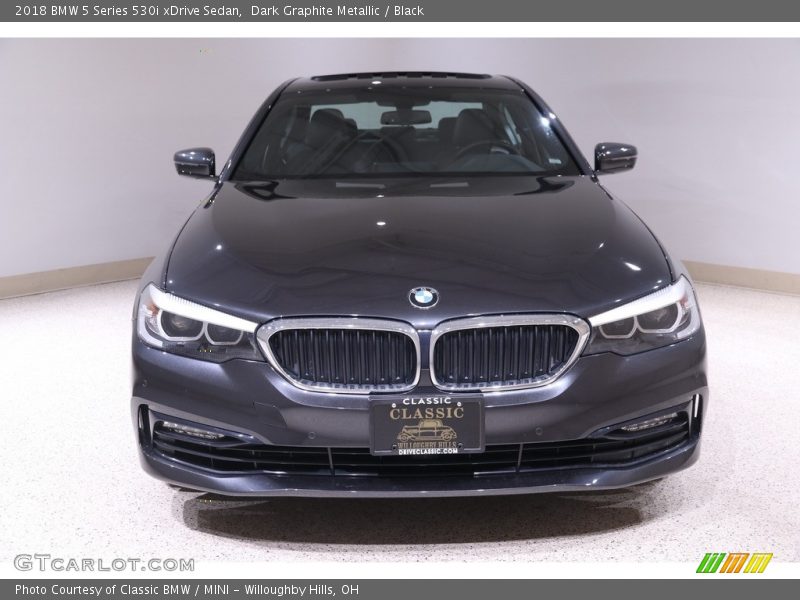 Dark Graphite Metallic / Black 2018 BMW 5 Series 530i xDrive Sedan