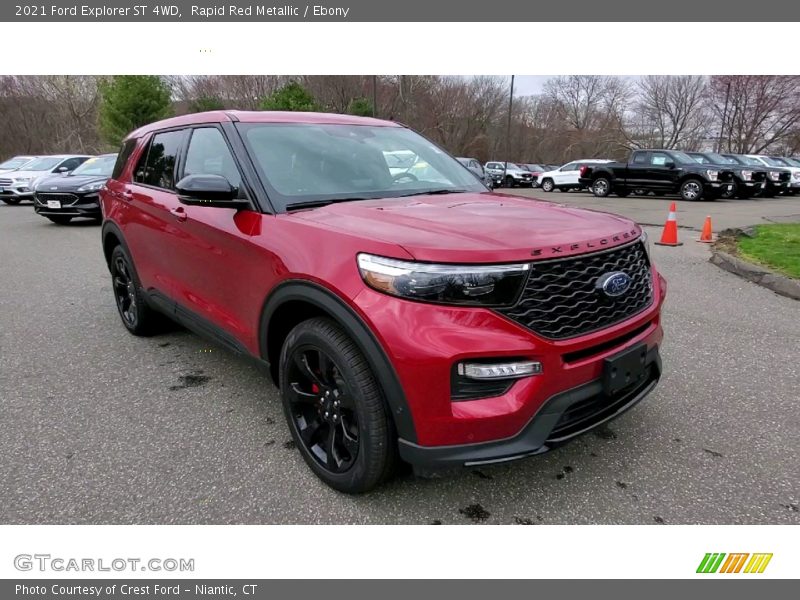Rapid Red Metallic / Ebony 2021 Ford Explorer ST 4WD