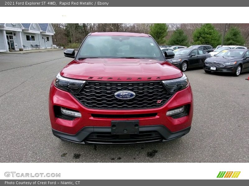Rapid Red Metallic / Ebony 2021 Ford Explorer ST 4WD