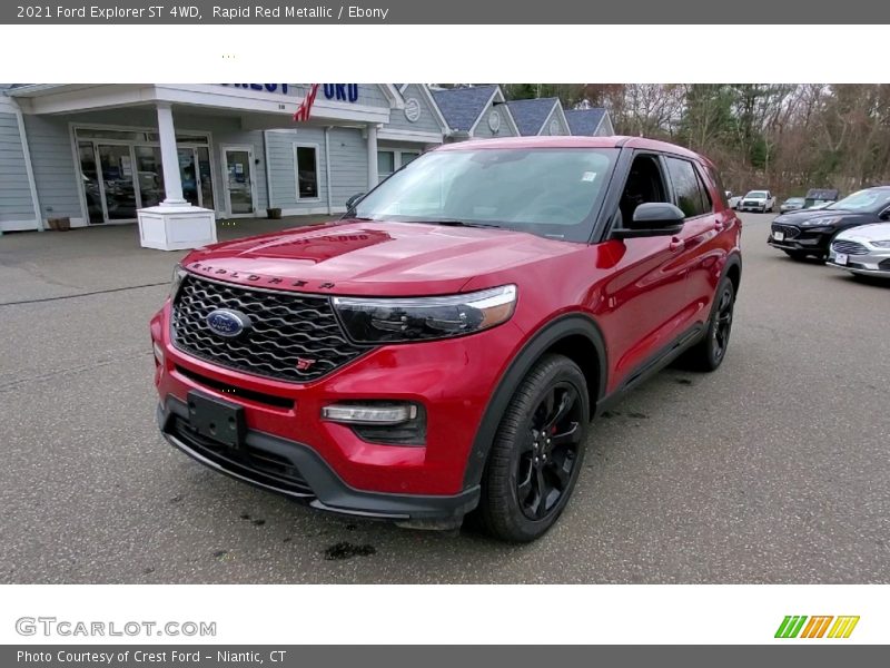 Rapid Red Metallic / Ebony 2021 Ford Explorer ST 4WD