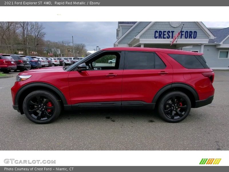 Rapid Red Metallic / Ebony 2021 Ford Explorer ST 4WD