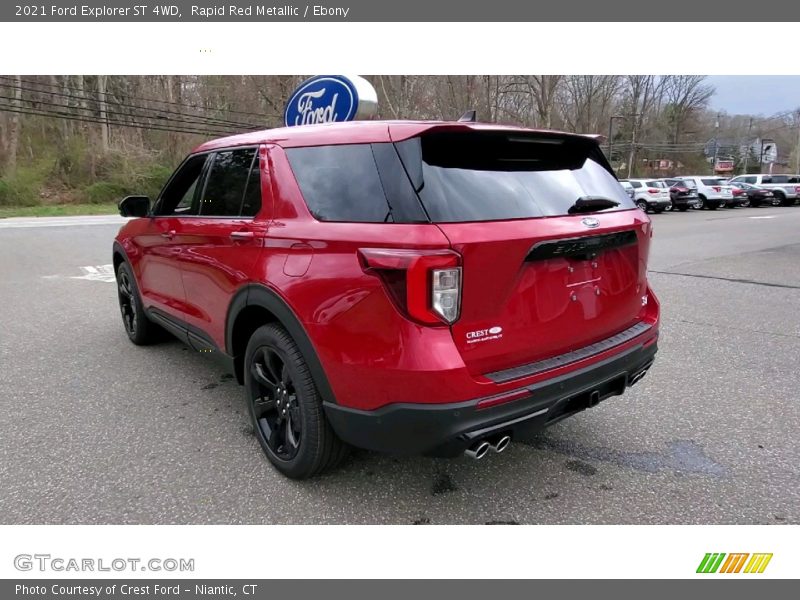 Rapid Red Metallic / Ebony 2021 Ford Explorer ST 4WD
