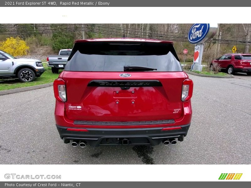 Rapid Red Metallic / Ebony 2021 Ford Explorer ST 4WD