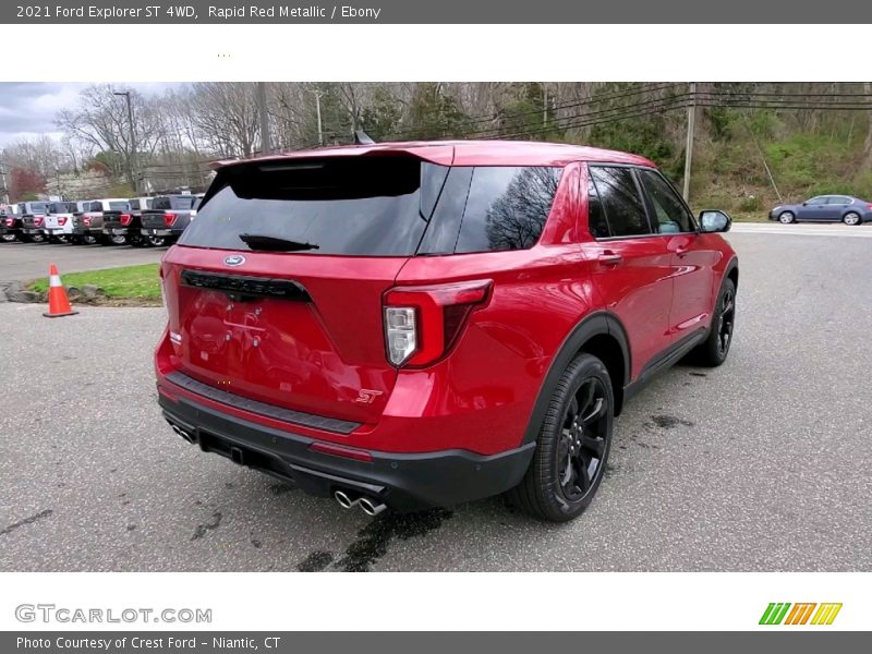 Rapid Red Metallic / Ebony 2021 Ford Explorer ST 4WD