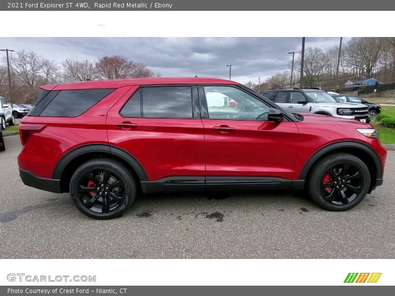Rapid Red Metallic / Ebony 2021 Ford Explorer ST 4WD