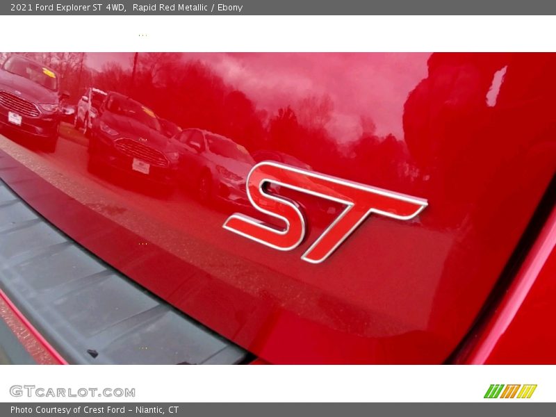 Rapid Red Metallic / Ebony 2021 Ford Explorer ST 4WD