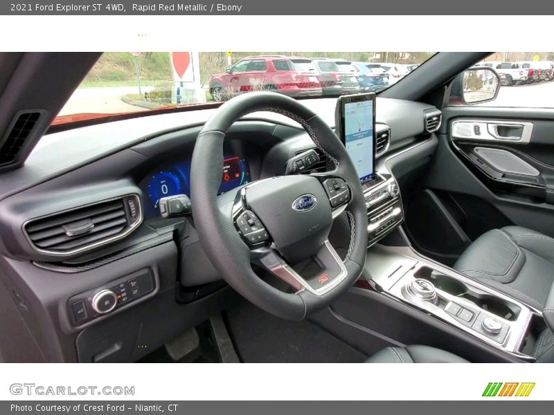 Rapid Red Metallic / Ebony 2021 Ford Explorer ST 4WD