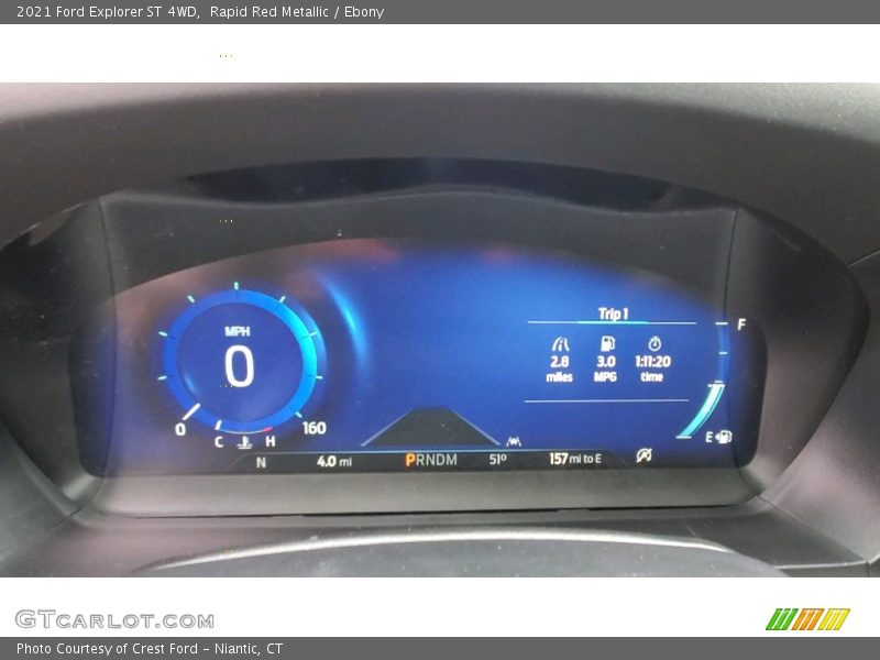Rapid Red Metallic / Ebony 2021 Ford Explorer ST 4WD