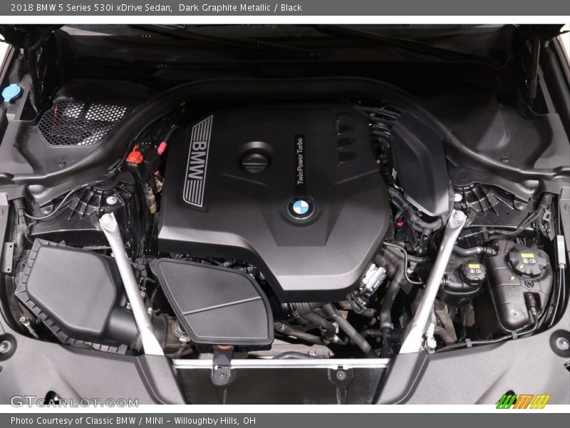 Dark Graphite Metallic / Black 2018 BMW 5 Series 530i xDrive Sedan