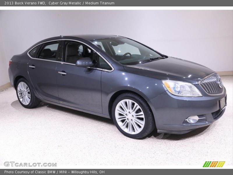 Cyber Gray Metallic / Medium Titanium 2013 Buick Verano FWD