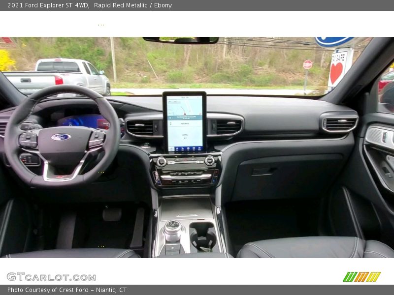 Rapid Red Metallic / Ebony 2021 Ford Explorer ST 4WD