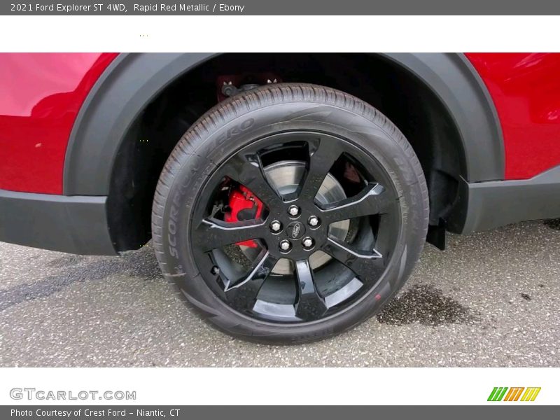 Rapid Red Metallic / Ebony 2021 Ford Explorer ST 4WD