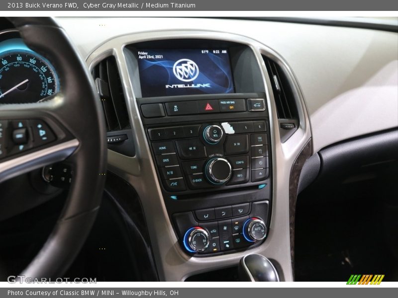 Cyber Gray Metallic / Medium Titanium 2013 Buick Verano FWD