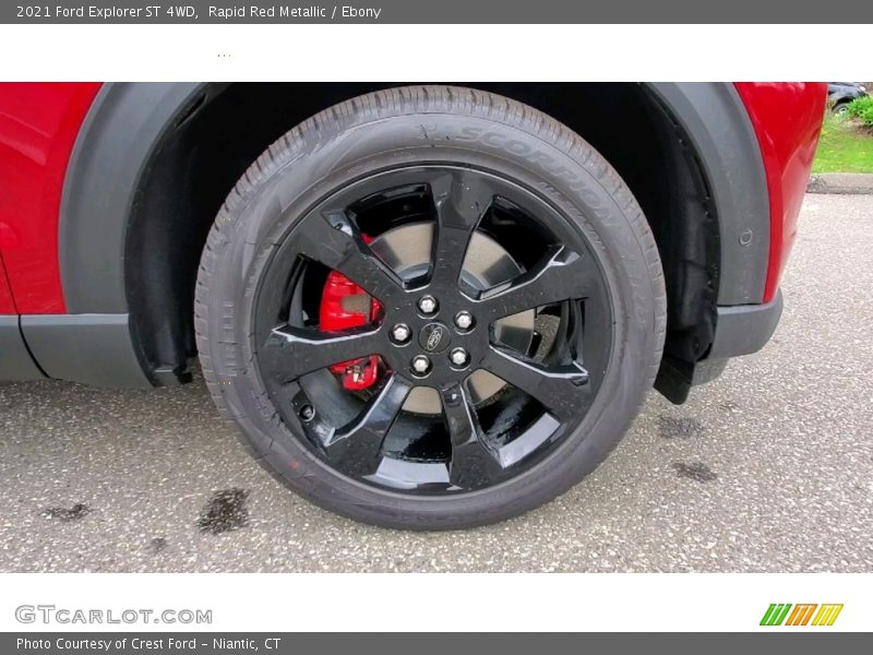 Rapid Red Metallic / Ebony 2021 Ford Explorer ST 4WD