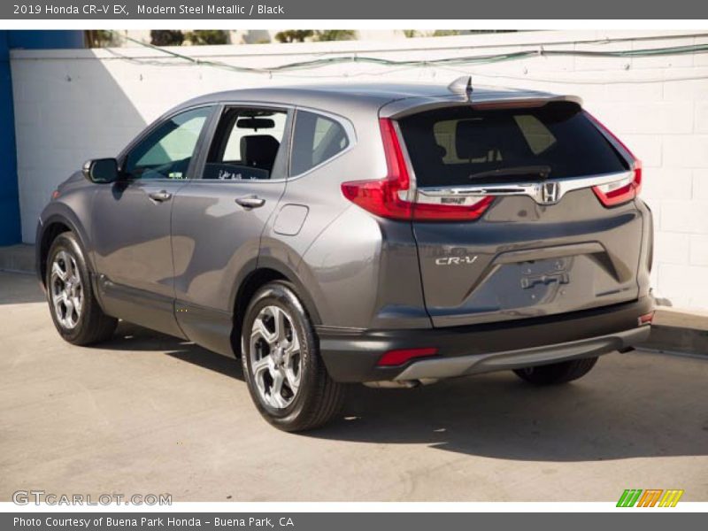 Modern Steel Metallic / Black 2019 Honda CR-V EX