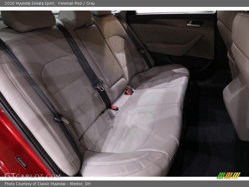 Venetian Red / Gray 2016 Hyundai Sonata Sport