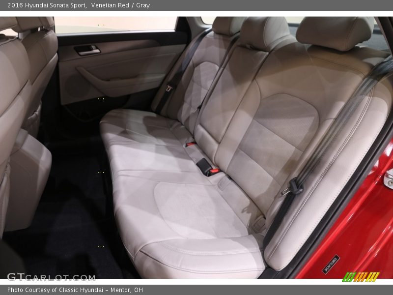 Venetian Red / Gray 2016 Hyundai Sonata Sport
