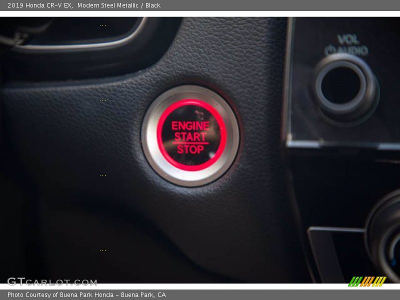 Modern Steel Metallic / Black 2019 Honda CR-V EX