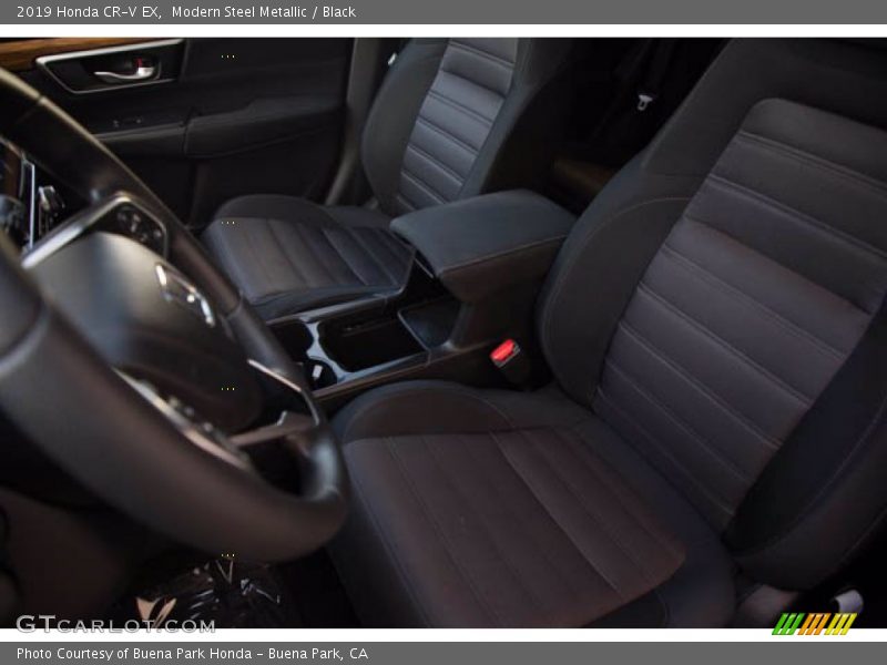 Modern Steel Metallic / Black 2019 Honda CR-V EX