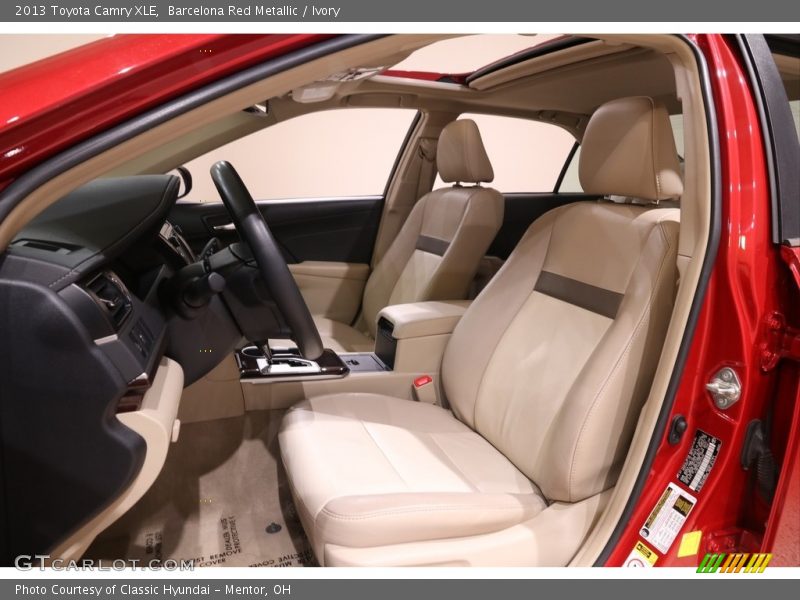 Barcelona Red Metallic / Ivory 2013 Toyota Camry XLE