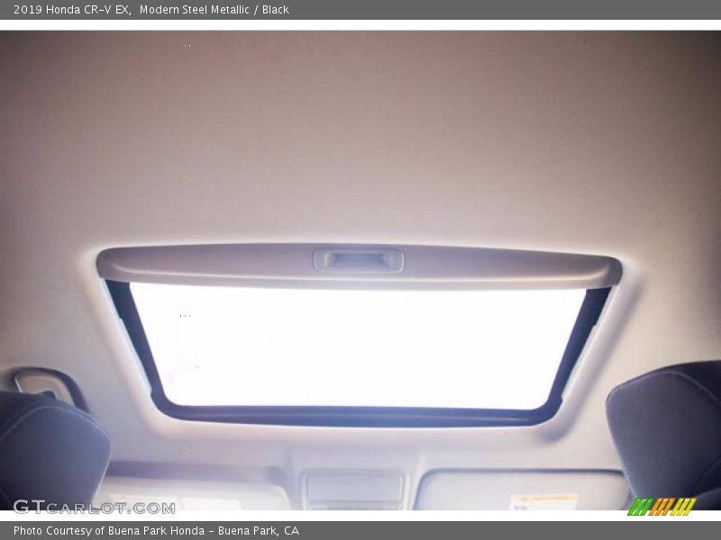 Modern Steel Metallic / Black 2019 Honda CR-V EX