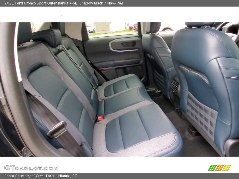 Rear Seat of 2021 Bronco Sport Outer Banks 4x4