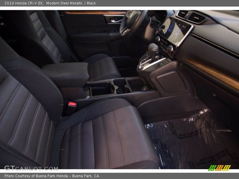 Modern Steel Metallic / Black 2019 Honda CR-V EX
