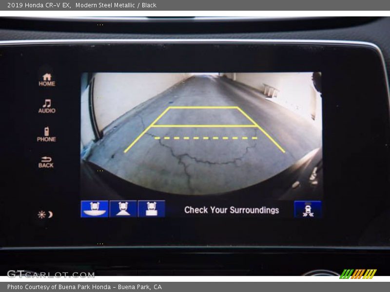 Modern Steel Metallic / Black 2019 Honda CR-V EX