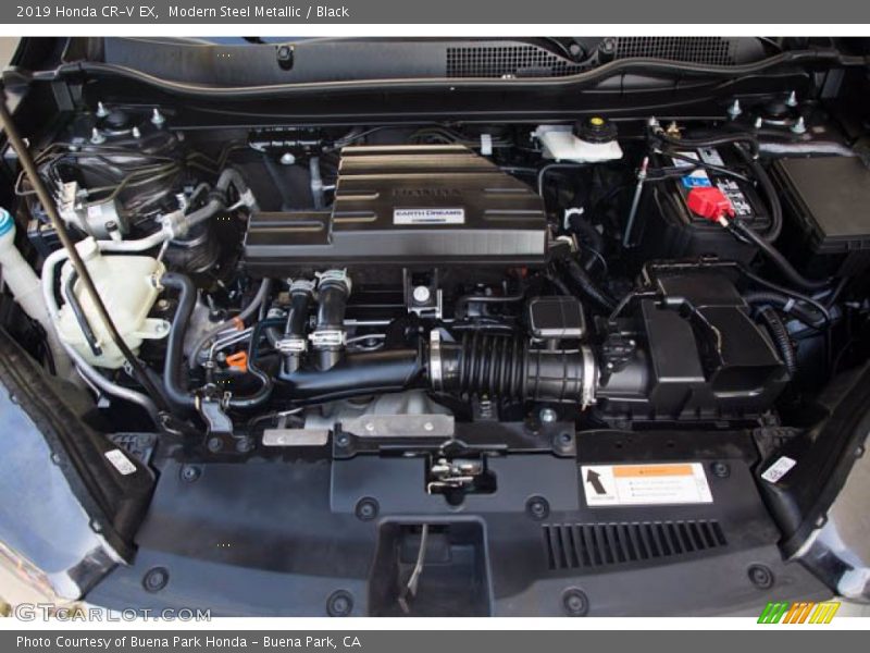 Modern Steel Metallic / Black 2019 Honda CR-V EX