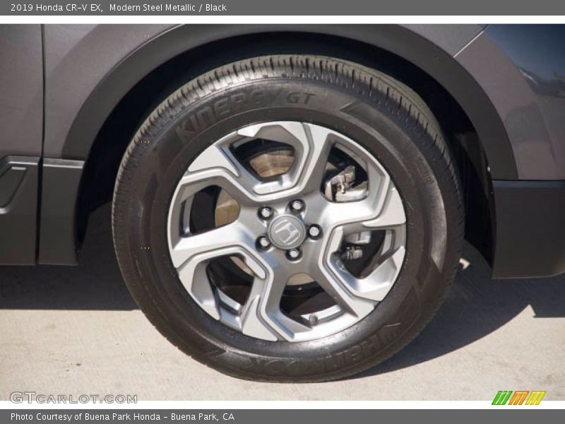 Modern Steel Metallic / Black 2019 Honda CR-V EX