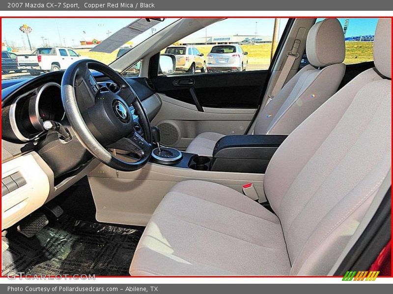 Copper Red Mica / Black 2007 Mazda CX-7 Sport
