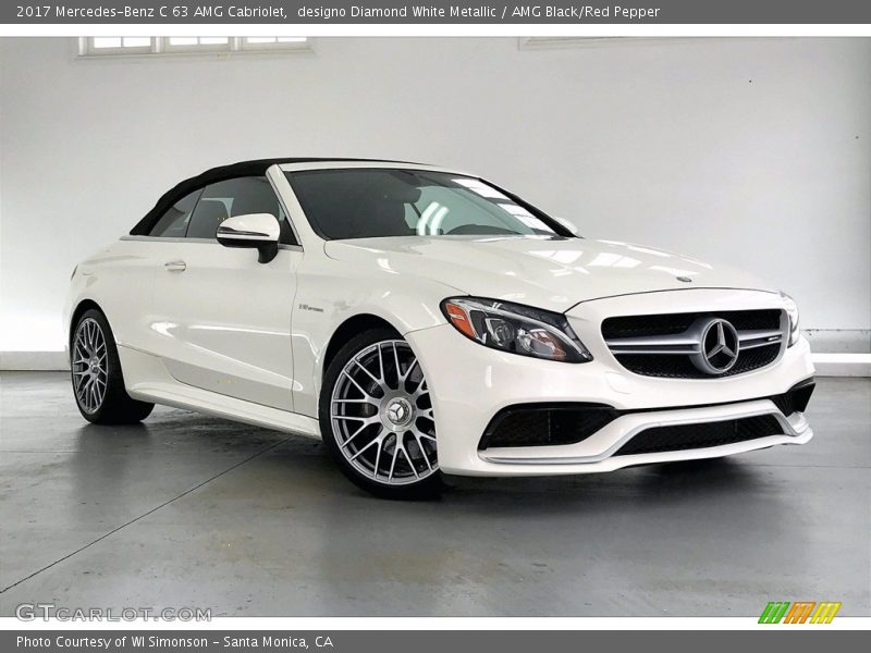 Front 3/4 View of 2017 C 63 AMG Cabriolet