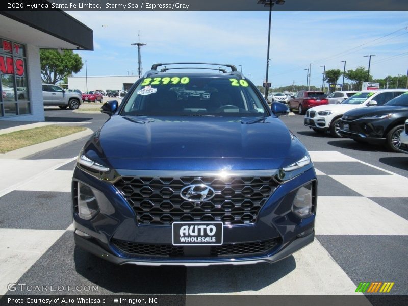 Stormy Sea / Espresso/Gray 2020 Hyundai Santa Fe Limited