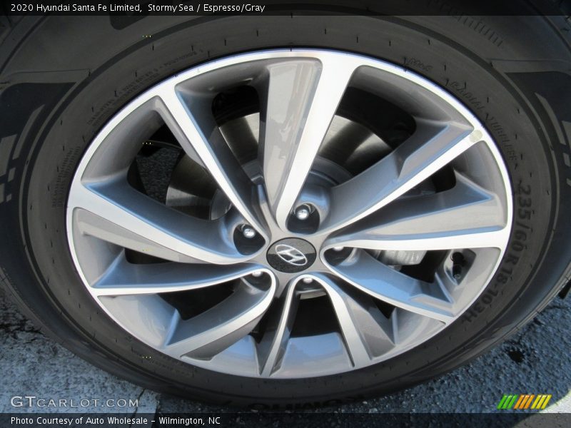 Stormy Sea / Espresso/Gray 2020 Hyundai Santa Fe Limited