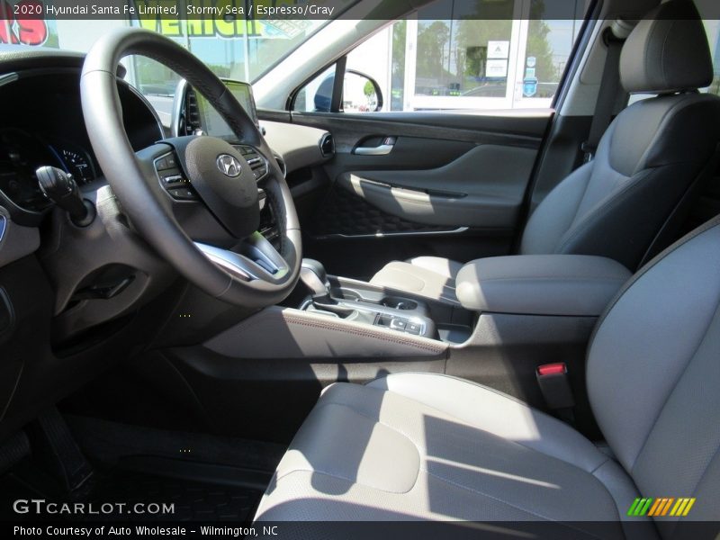 Stormy Sea / Espresso/Gray 2020 Hyundai Santa Fe Limited