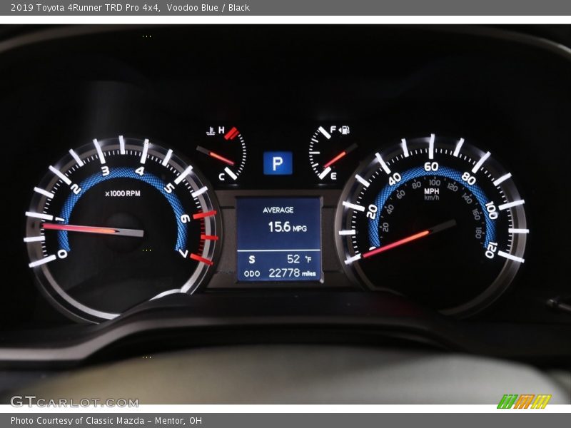 Voodoo Blue / Black 2019 Toyota 4Runner TRD Pro 4x4