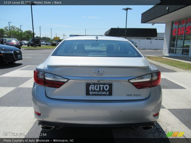 Atomic Silver / Black 2016 Lexus ES 350
